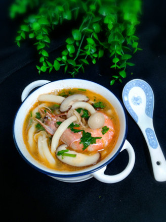 Shrimp and Mushroom Soup