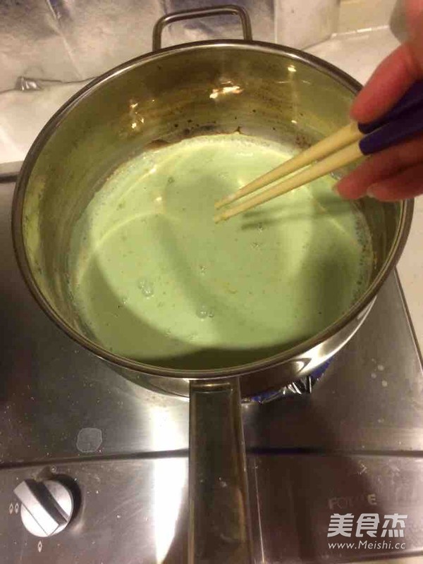 Matcha Fresh Milk Ice Cream recipe
