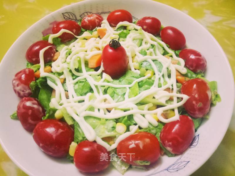 Vegetable and Fruit Salad (lazy Fast Food) recipe