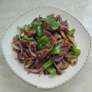 Lohan Meat with Green Pepper recipe