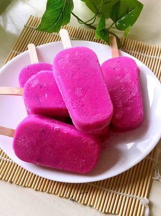 Red Dragon Fruit Popsicle recipe