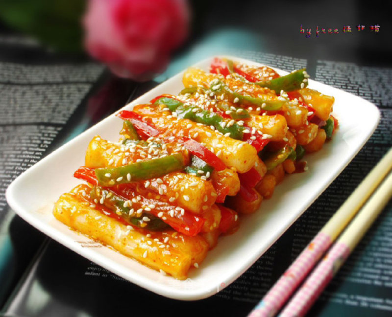 Spicy Fried Rice Cake recipe