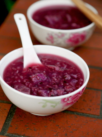 Black Rice and Purple Potato Porridge