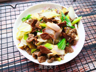 Stir-fried Lamb with Scallions recipe