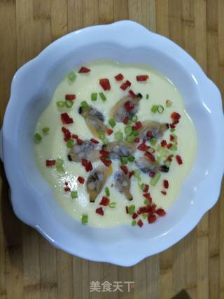 Steamed Egg with Clams recipe