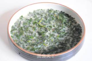 Scrambled Eggs with Convolvulus Leaves recipe