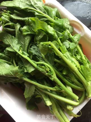 Vegetarian Fried Rape Strips recipe