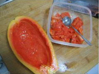 Papaya and Bacon Rice recipe