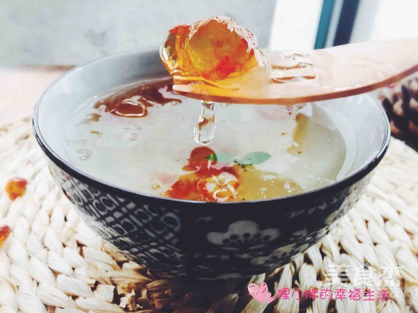 Snow Yan Peach Gum Soap Rice Soup recipe