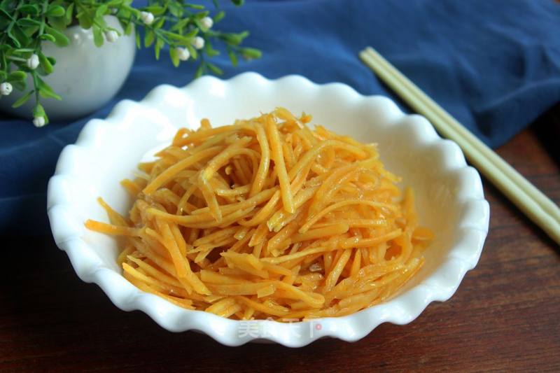 Sweet and Sour Sweet Potato Shreds recipe