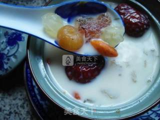 Stewed Hashima with Almond Sauce recipe