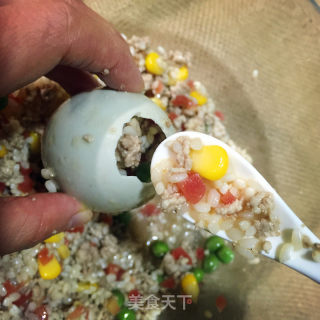 Colorful Glutinous Rice Eggs recipe