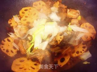 Braised Lotus Root with Pork Ribs Sauce recipe