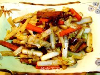 The Private Dish "chuan Spicy Stir-fried Chinese Cabbage" recipe