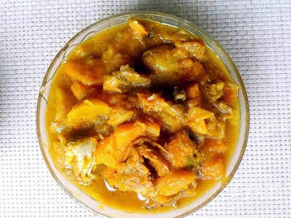 Pumpkin Stewed Crab recipe