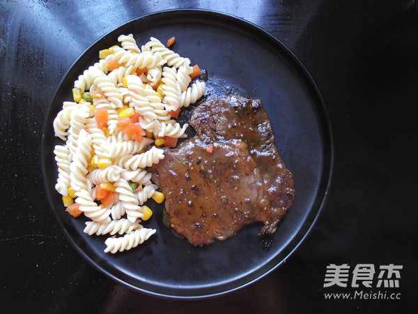 Spaghetti Steak recipe