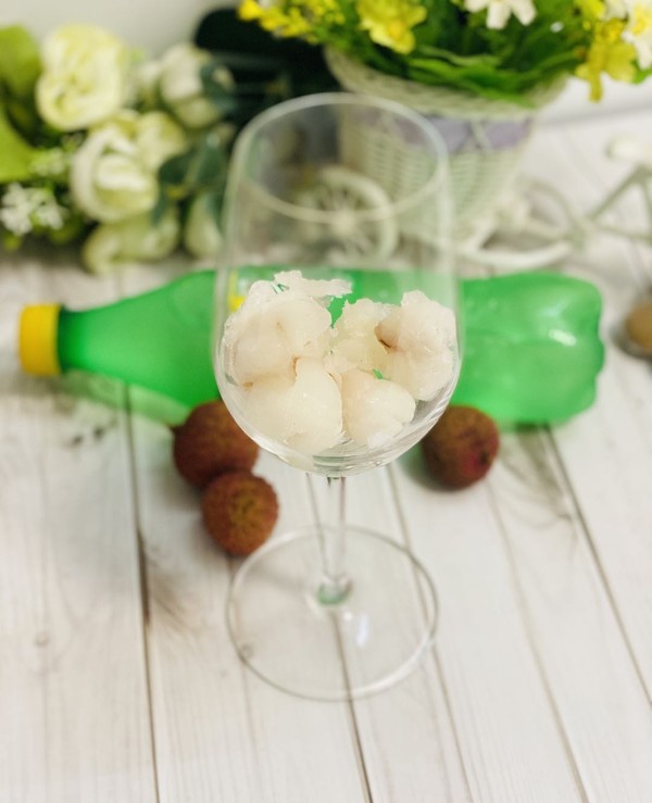 Summer Cold Special Drink, Litchi Sparkling Water, Healing System Delicious recipe