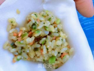 Shao Mai with Rice and Minced Meat recipe