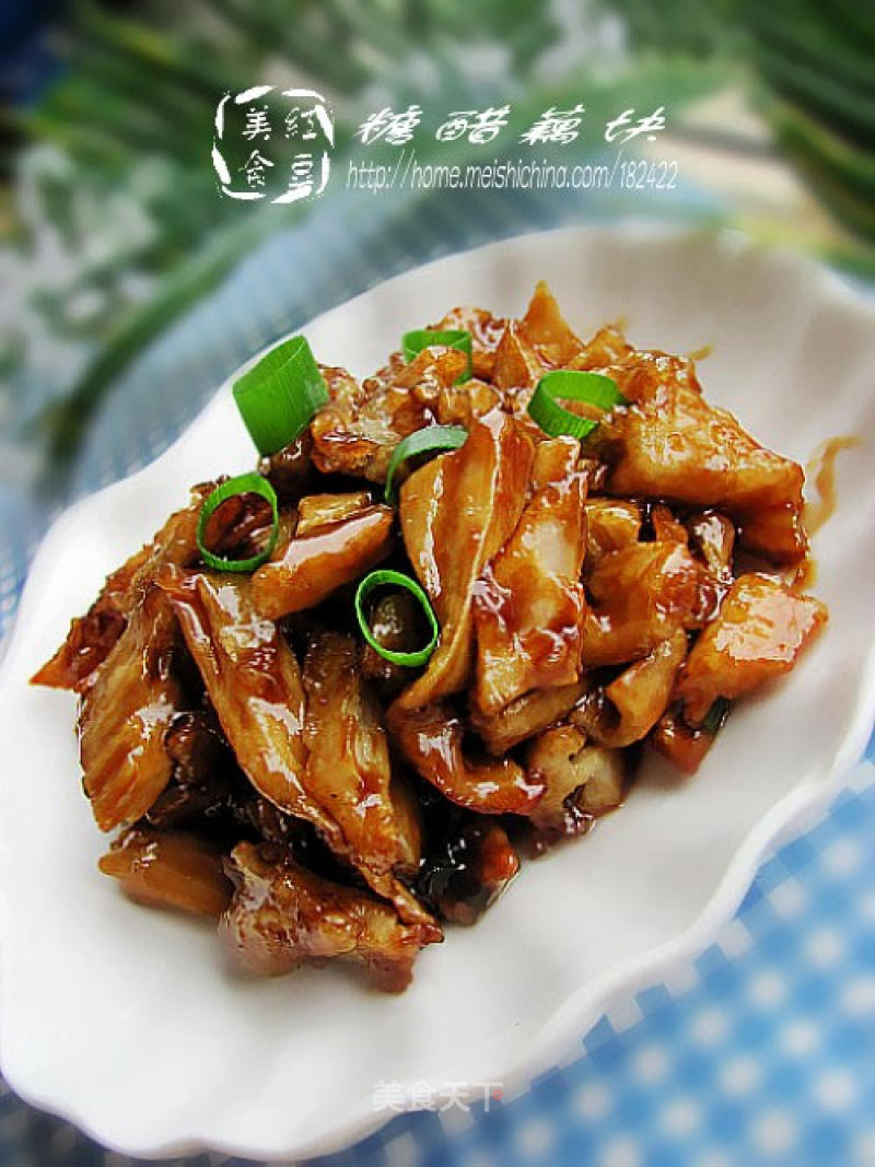 【zhejiang Cuisine】---sweet and Sour Lotus Root recipe