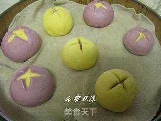 Two-color Flowering Steamed Buns recipe