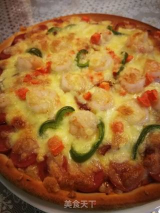 Bacon and Shrimp Pizza recipe