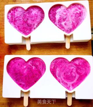 100% Dragon Fruit Popsicles recipe