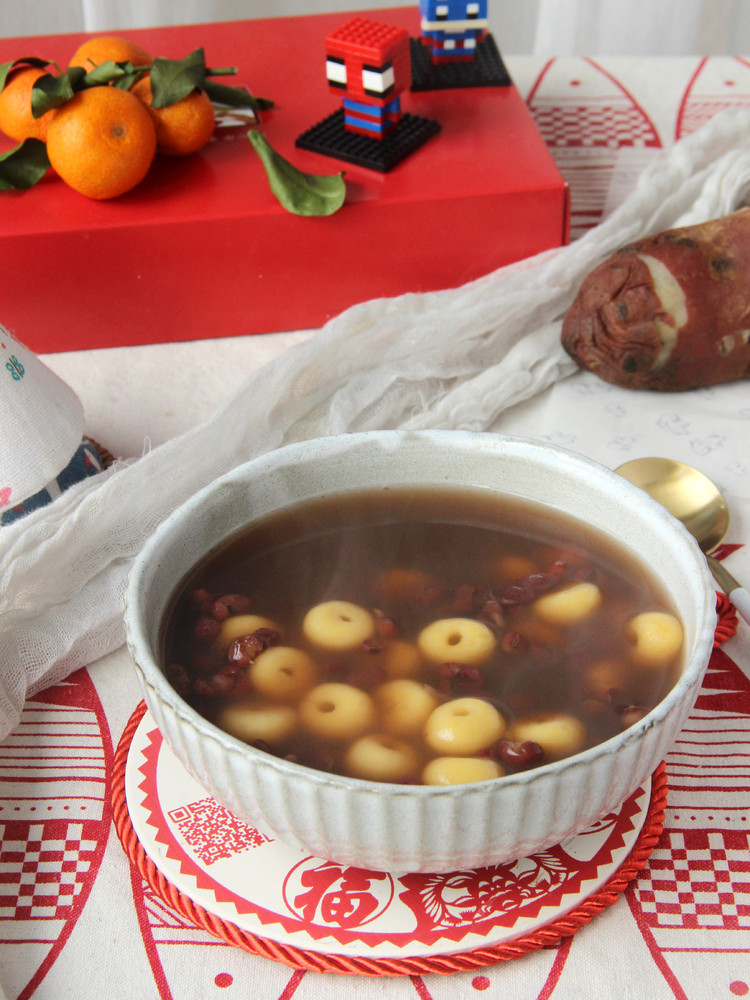 Sweet Potato Ring Red Bean Soup recipe