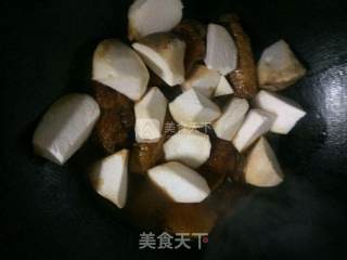 Fried Chicken Wings with Pleurotus Eryngii recipe