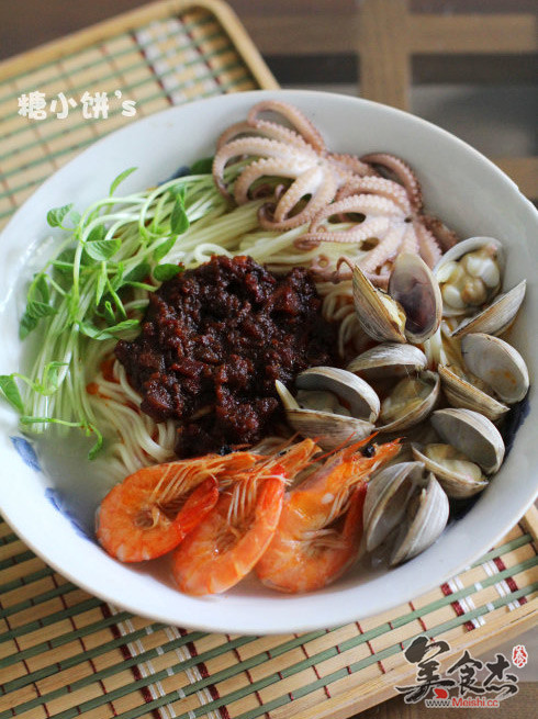 Seafood Noodles recipe