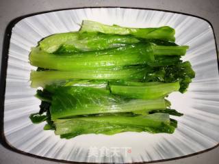 #快手素菜#boiled Oil Lettuce recipe