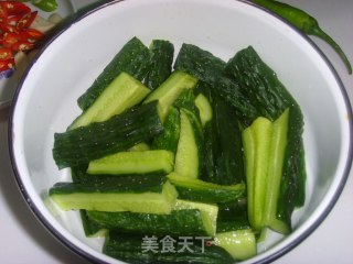 Hot and Sour Melon Strips recipe