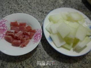 Salty Lean Pork Winter Melon Soup recipe