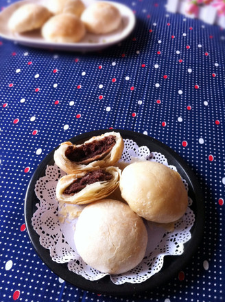 Red Bean Pastry Mooncakes recipe