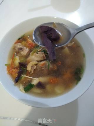 Ginseng Wild Mushroom Chicken Soup recipe