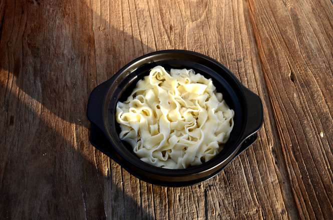 Convenient and Quick Mushroom Soup Noodles recipe