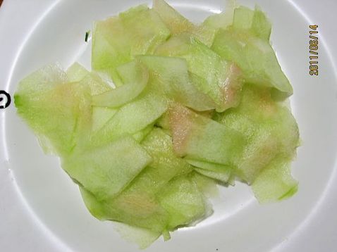 Aged Vinegared Watermelon Rind recipe