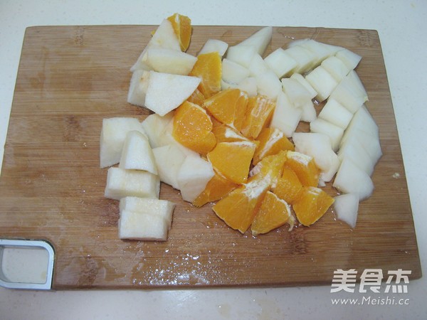 Cantaloupe Orange Pear Juice recipe