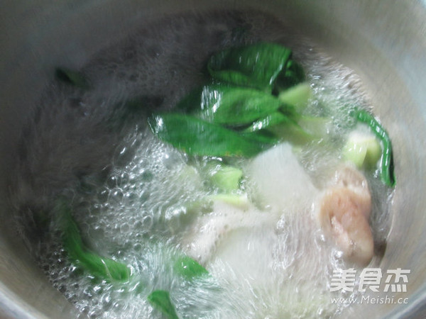 Green Vegetables and Winter Melon Soup recipe