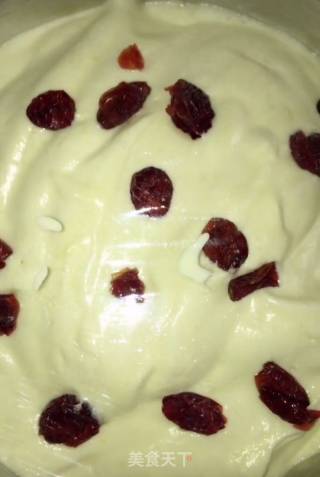 Cranberry Steamed Cake recipe