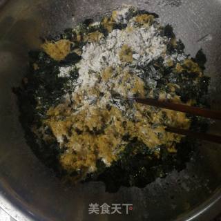 Seaweed Pork Floss Biscuits (afternoon Snack) recipe