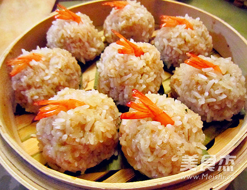 Sticky Rice Shrimp Balls recipe