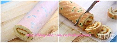 Pork Floss Cake Roll recipe