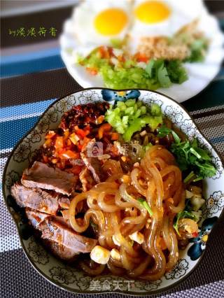 Beef Hot and Sour Noodles recipe