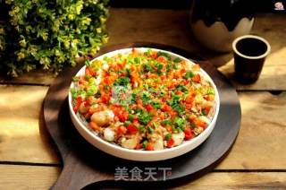 Steamed Long Lee Fish with Garlic Vermicelli recipe