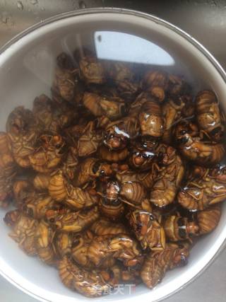 Fried Golden Cicada recipe