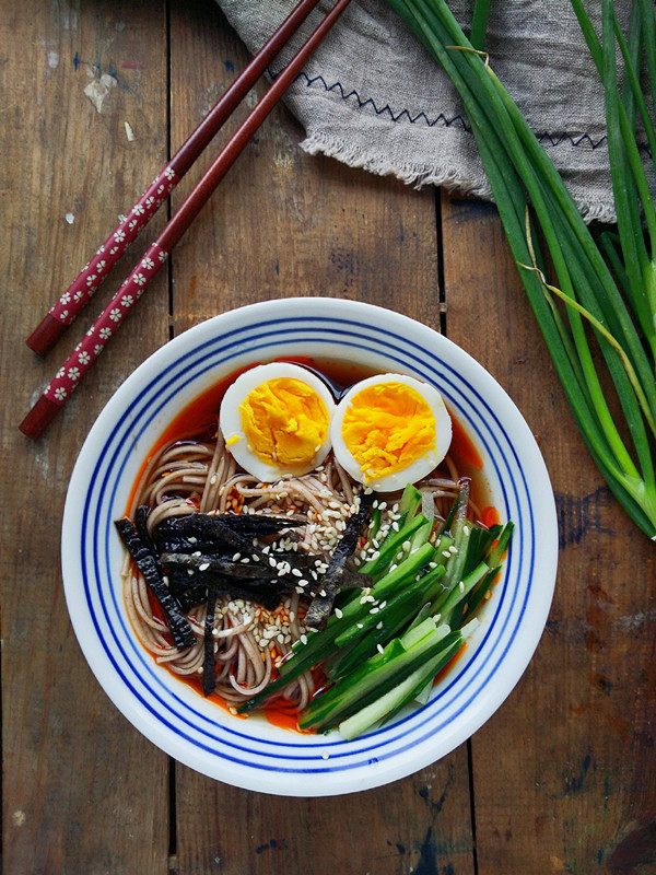 Hot and Sour Soba Noodles recipe