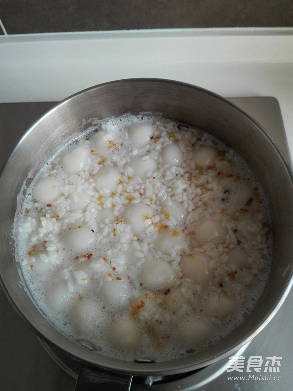 Jiangsu Sweet-scented Osmanthus Fermented Rice Balls recipe