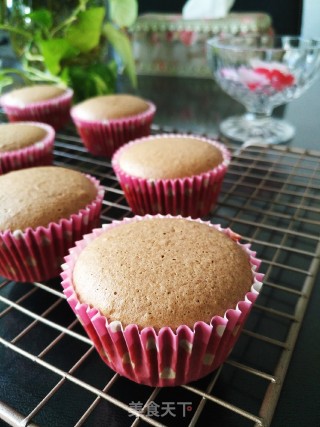 Cocoa Chiffon Cupcakes that Do Not Defoam, Crack, and Collapse recipe