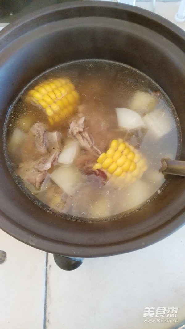 Corn Radish Lamb Scorpion Soup recipe