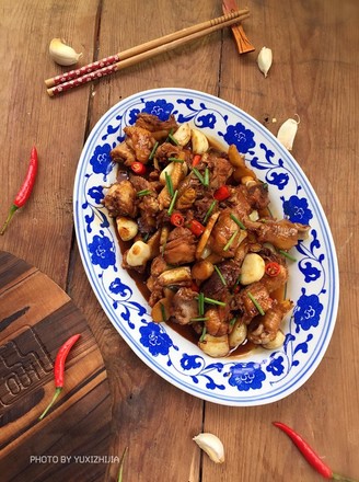 Stir-fried Young Rooster with Ginger